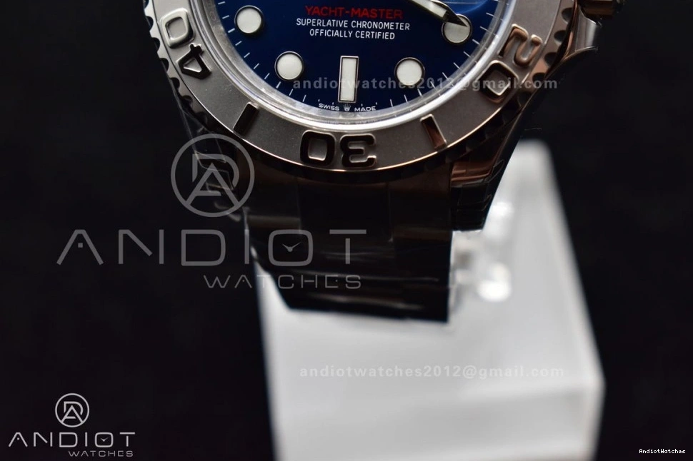 126622 Bracelet Steel EasyCare Blue 1:1 Yacht-Master 1210 on 904L VS VSF Edition Dial Best SS 0324